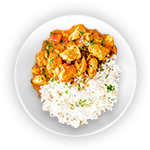 Rice With Curry Sauce 