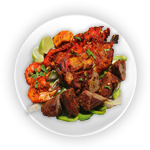 Grilled Mixed Tikka Main Meal 