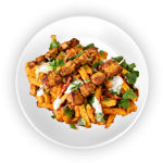Chips, Cheese, Chicken Tikka 